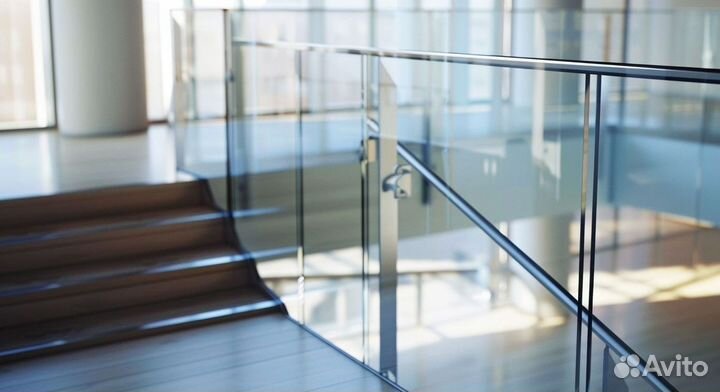 Стеклянные перила и ограждения от производителя