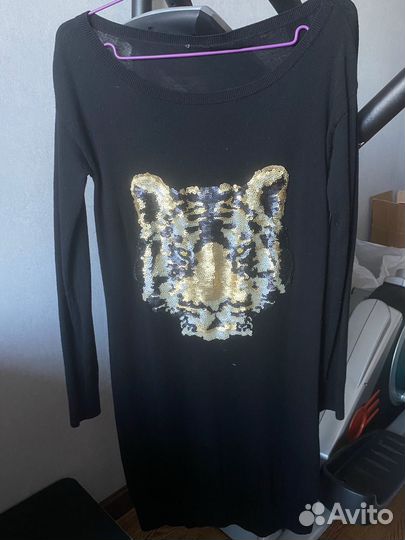 Платье шерстяное Liu Jo с пайетками S