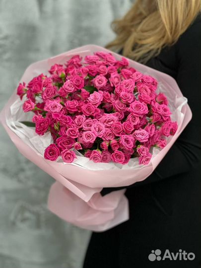 Цветы Букеты из 101 розы