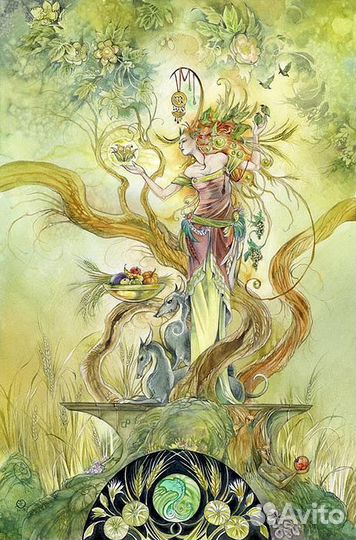 Руна Ингуз, для волос, бороды, браслетов