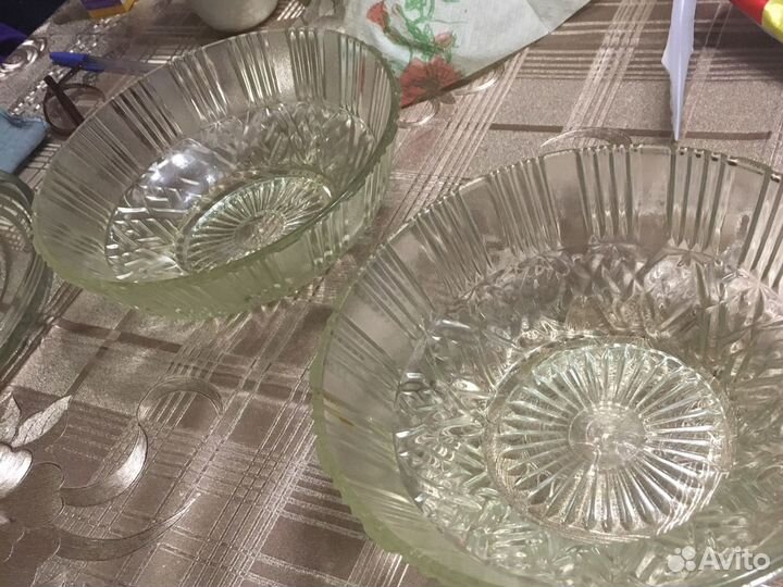 Конфетница салатница СССР стелко