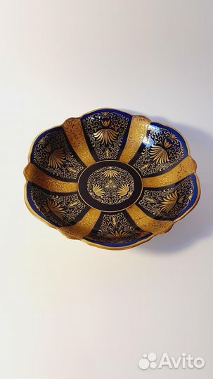 Блюдо фарфор Германия кобальт