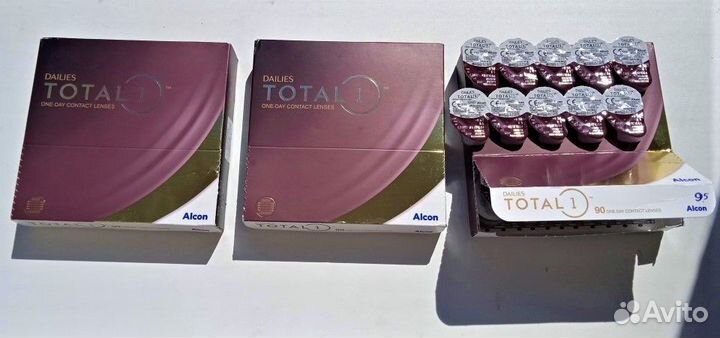Линзы контактные Alcon Dailies Total1, 90 шт