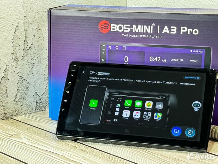 Магнитола Android bos mini a3pro с carplay