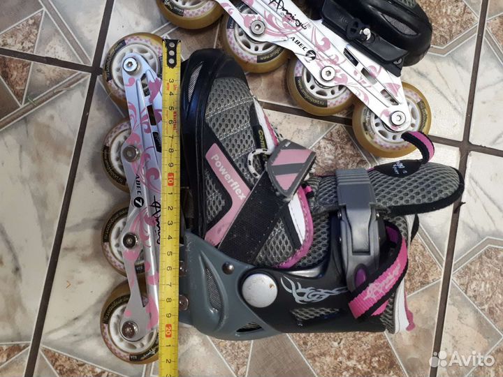 Роликовые коньки детские раздвижные powerflex