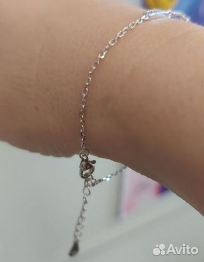 Новый оригинальный серебряный браслет)