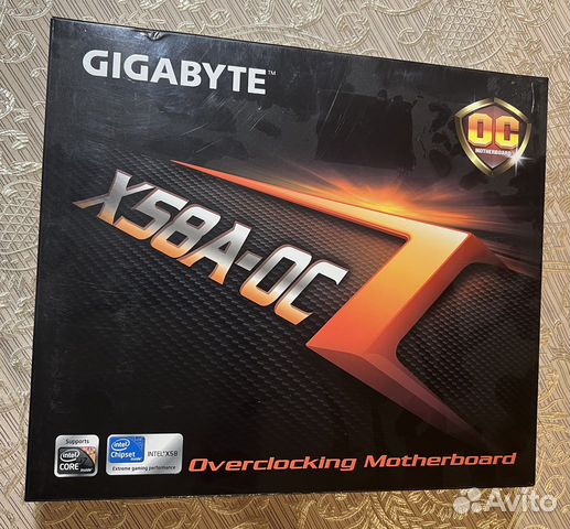 Материнская плата gigabyte x58a oc