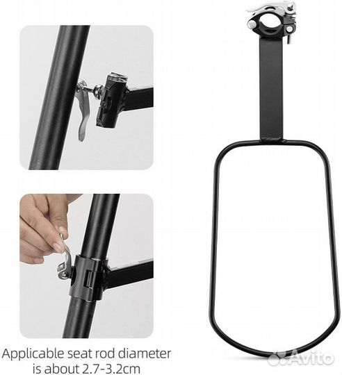 Велосумка-кофр с креплением на трубу Rockbros KW-6