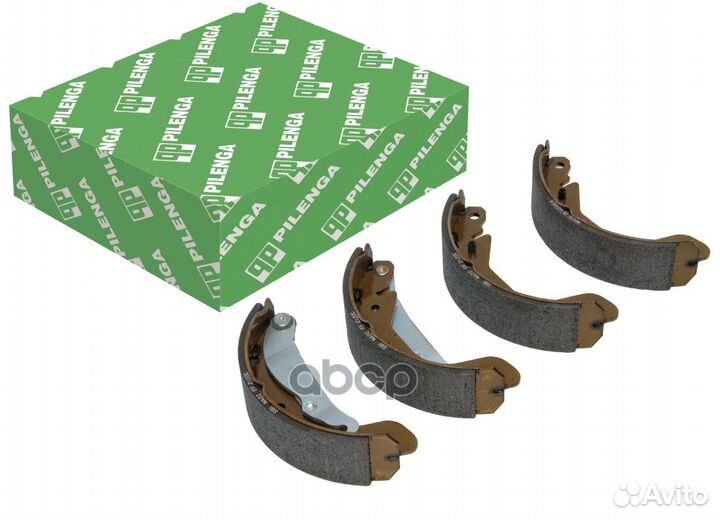 Колодки тормозные барабанные задние nexia, lano