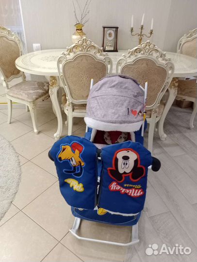 Коляска санки