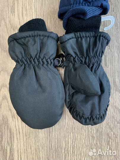 Варежки зимние детские 6-12 мес