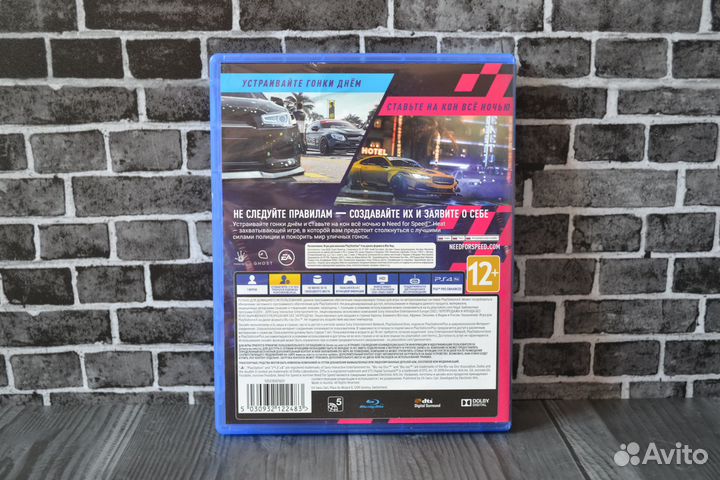 Need for Speed Heat диск PS4