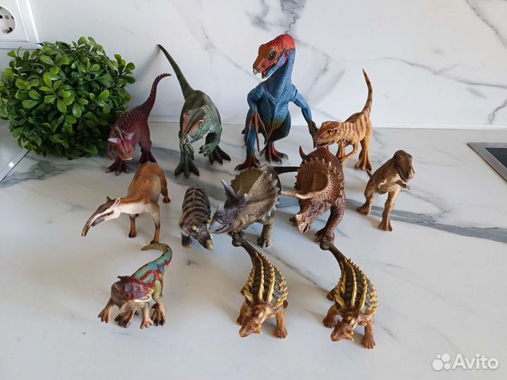 Schleich динозавры пакетом