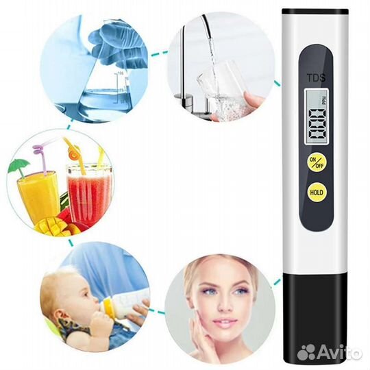 TDS-метр, солемер тестер качества минерализац воды