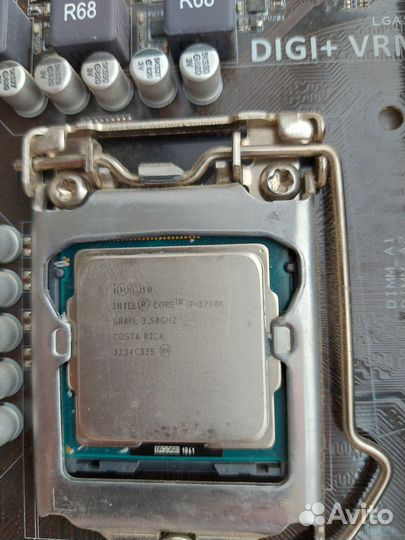 Материнская плата с процессором intel i7 3770k