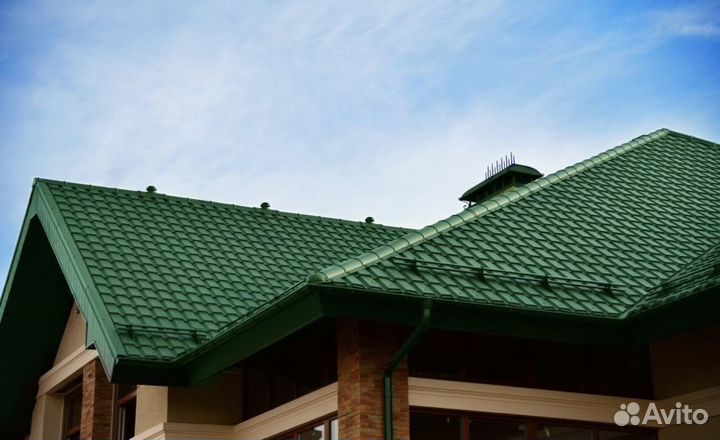 Металлочерепица кровля профнастил