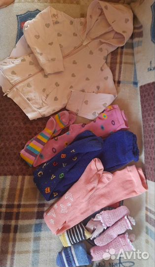 Вещи пакетом для девочки 110 116