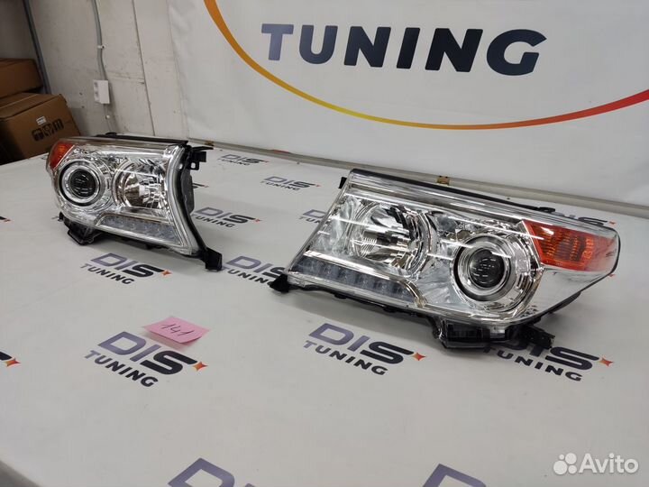 Фары Land Cruiser 200 2012-2015 год Светлые