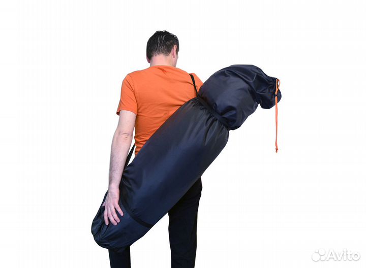 Чехол для зимней палатки, черный 125х25см