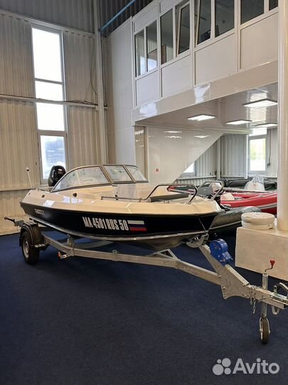 Катер Grizzly 470 с мотором 60 в сборе новый