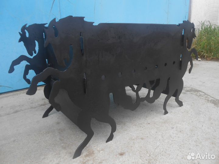 Резной мангал