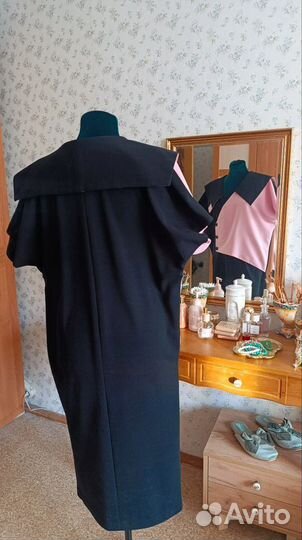 Винтажное 80-90 годы коктейльное платье 46-48 р-р