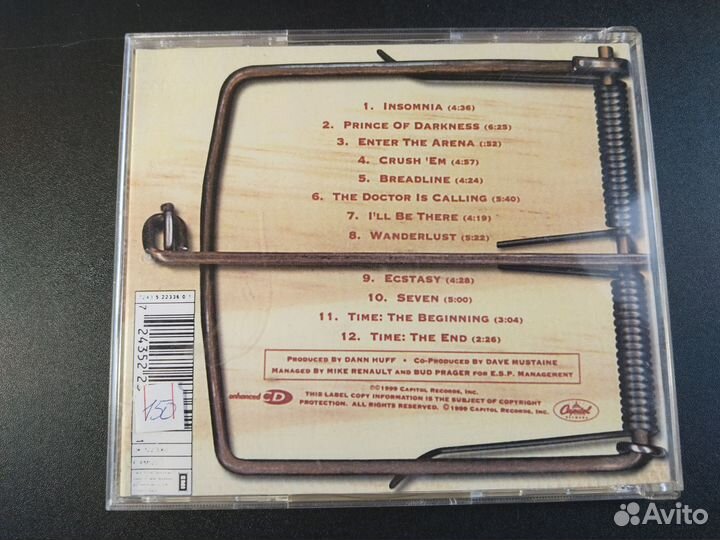 Megadeth - Risk, 1999 CD