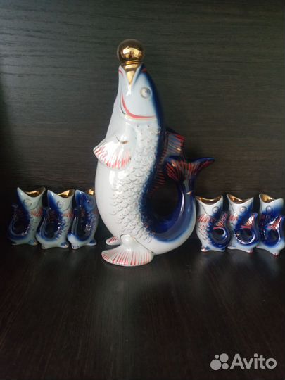 Сервиз советский Рыбки