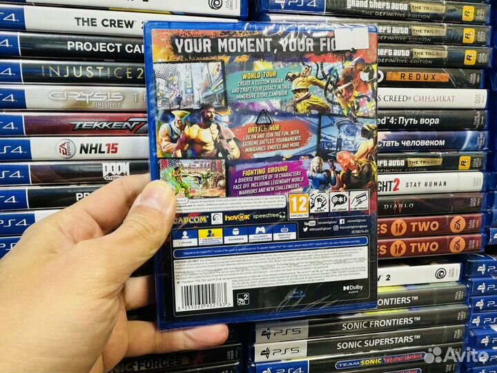 Street fighter 6 ps4 диск новый