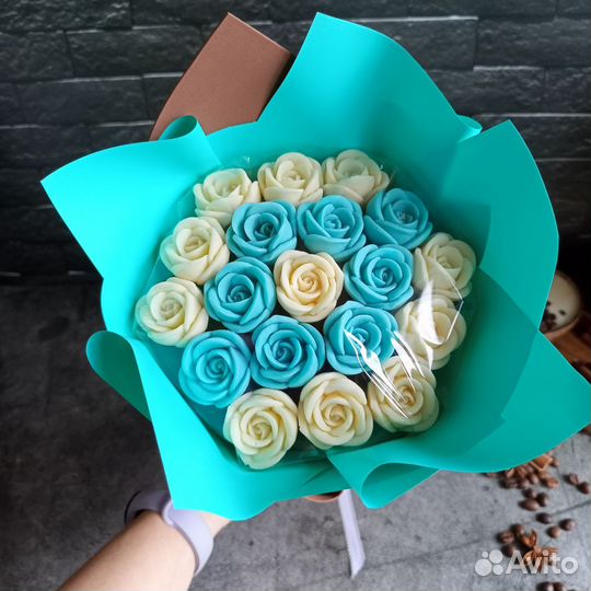 Шоколадные цветы букеты розы