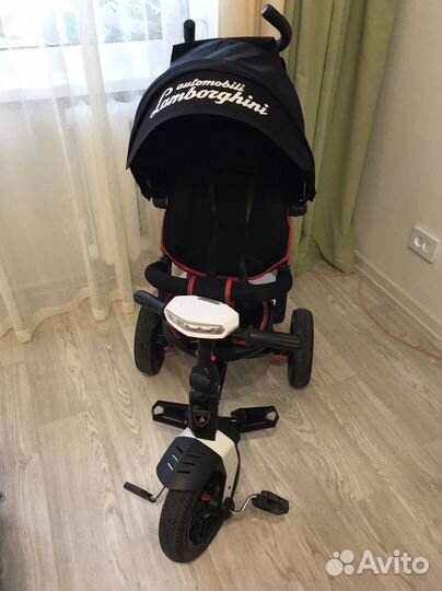 Детский трехколесный велосипед lamborghini