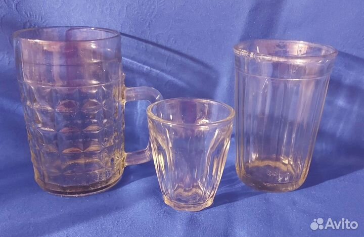 Пивные кружки.Стаканы граненые. Стопки. СССР