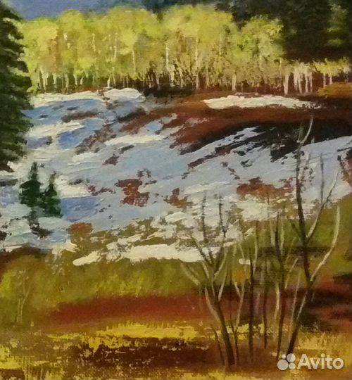 Картина маслом пейзаж