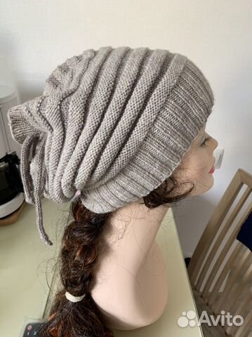 Шапка женская ручная вязка