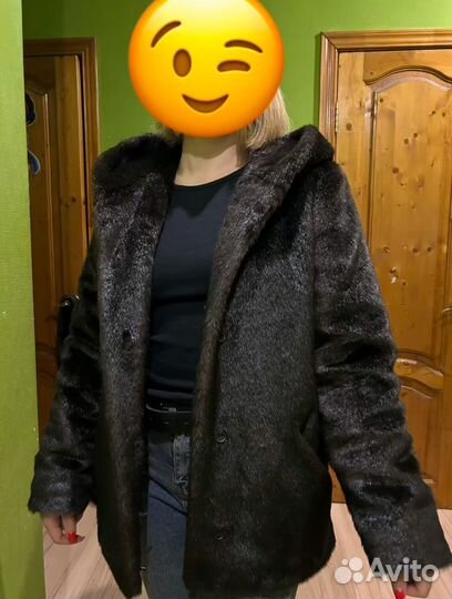 Шуба женская искуственная под норку