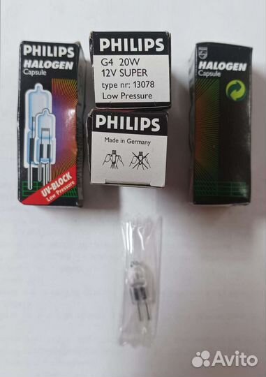 Лампа ксеноновая philips G4 20w 12v