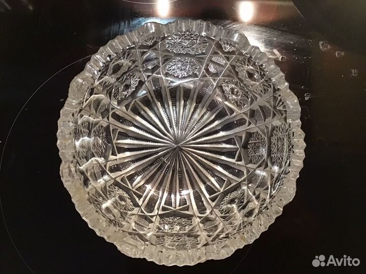 Конфетница хрусталь