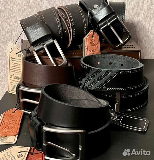Ремни из натуральной кожи