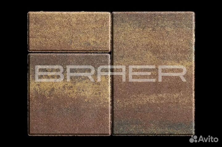 Тротуарная плитка Braer,ColorMix,Старый Город 60мм