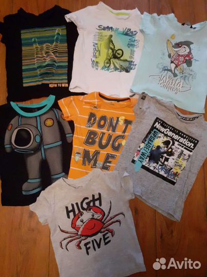 Вещи пакетом на мальчика 98-104