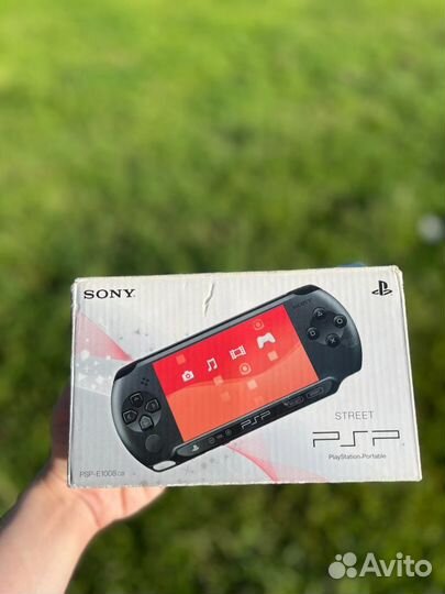 Sony psp E1008 Black(Прошита+ игры)