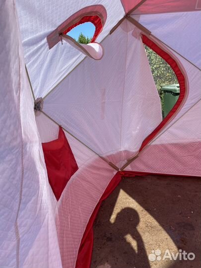 Зимняя палатка cube трехслойная