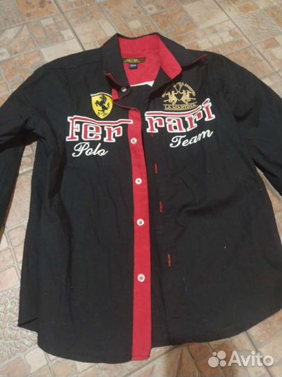 Рубашка Ferrari на 128,7-8 лет