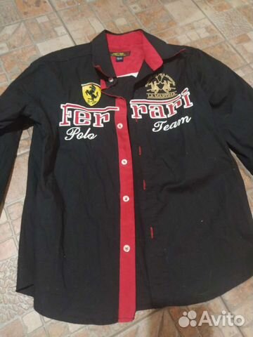 Рубашка Ferrari на 128,7-8 лет