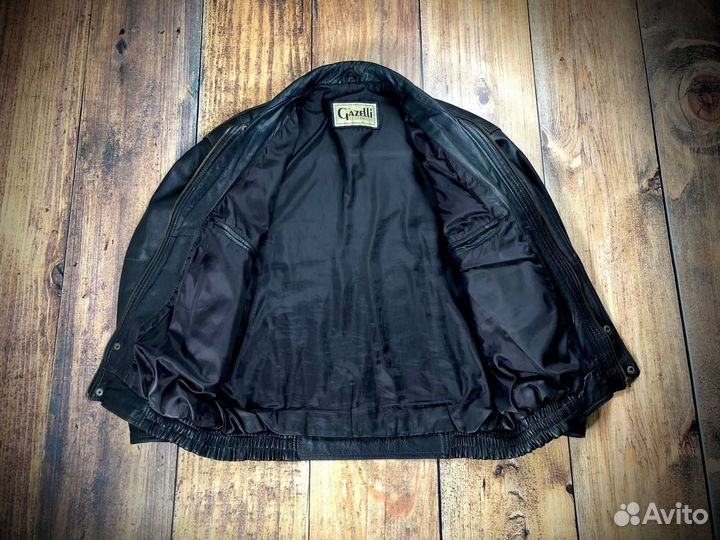 Винтажный бомбер xxxl пилот кожаная куртка из 90х