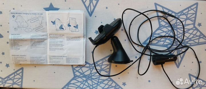Автомобильная зарядка беспроводная для Nokia lumia
