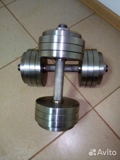 Стальные гантели