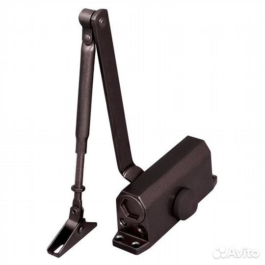 Доводчик дверной ajax TDR-100, 50-100кг коричневый