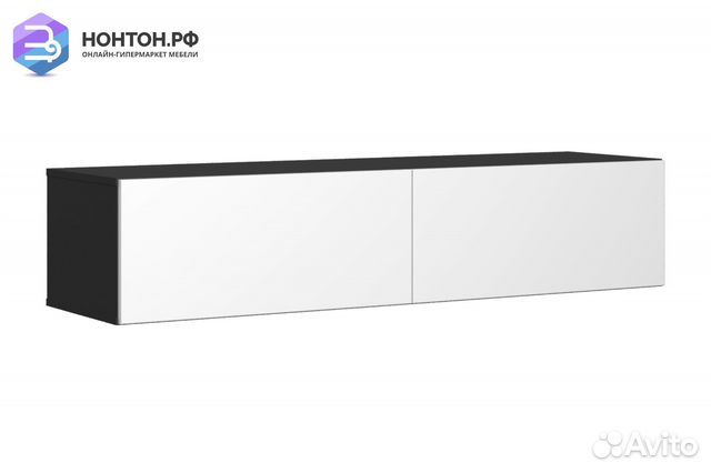 Тв-тумба somero черный / белый