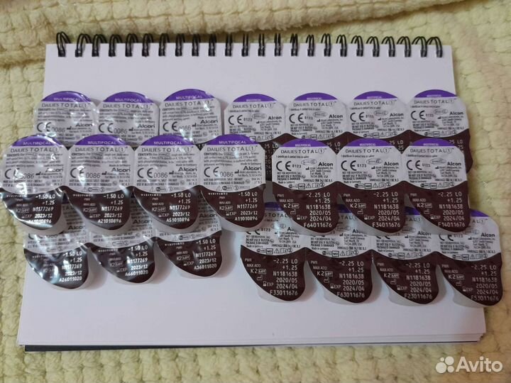 Линзы контактные однодневные
